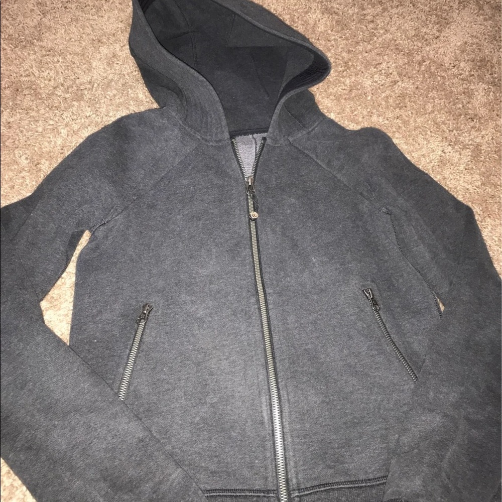 Lululemon fleece lined zip up hoodie